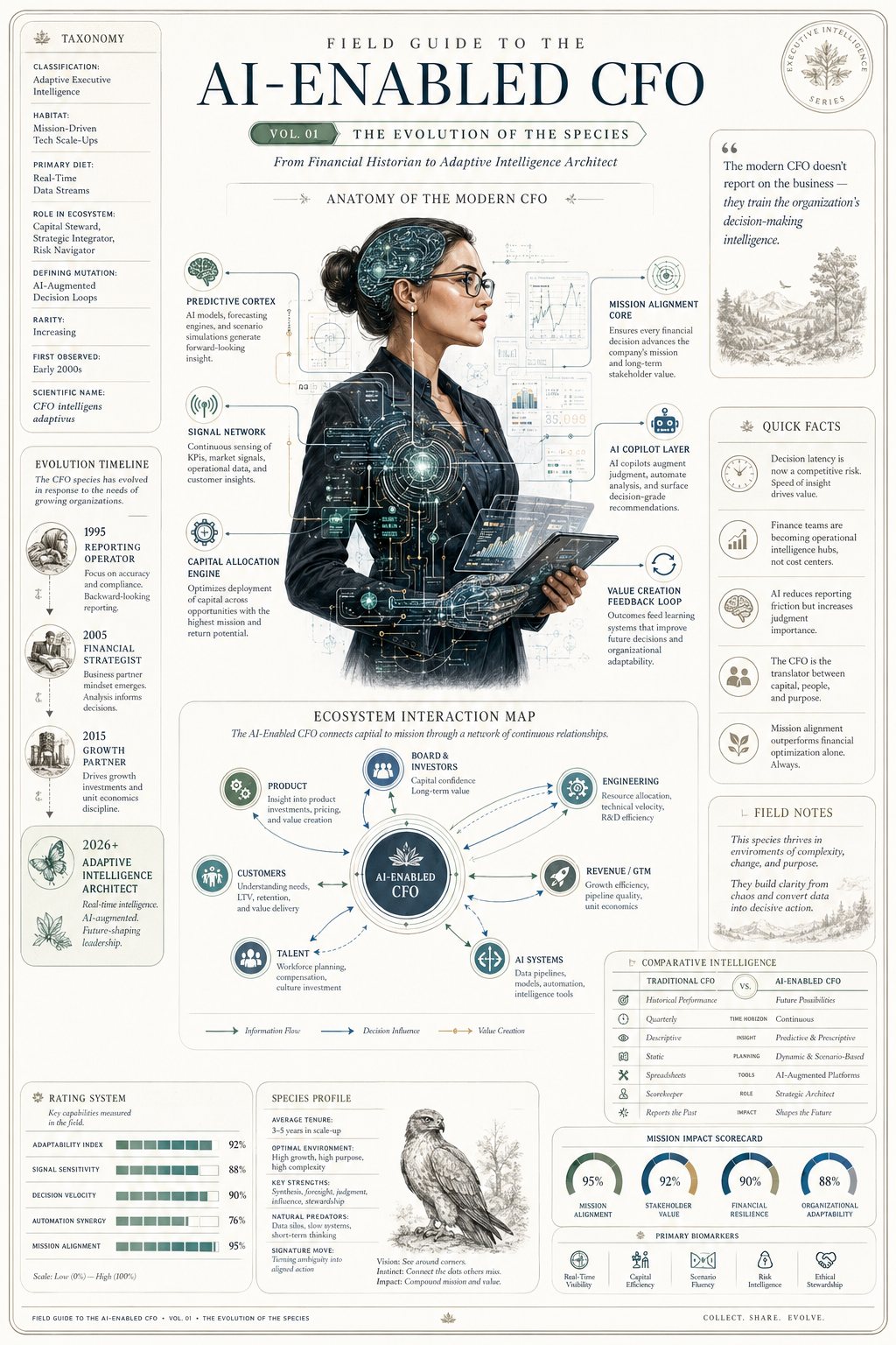 Infographic, Volume 01, The Evolution of the CFO