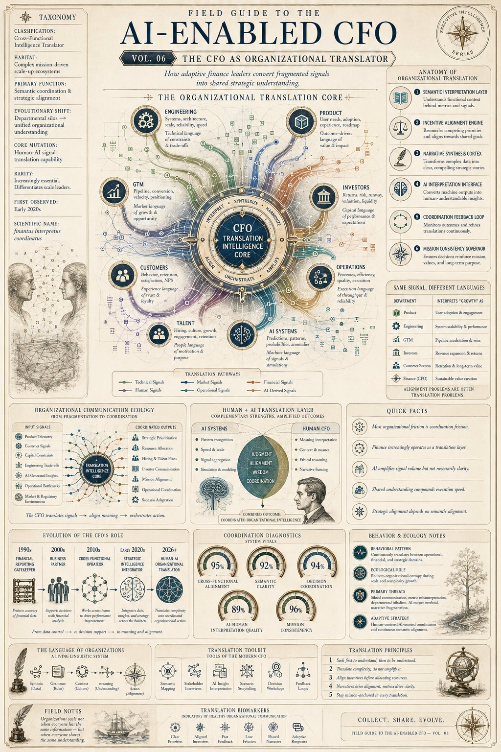 Infographic, Volume 06, The CFO as Organisational Translator