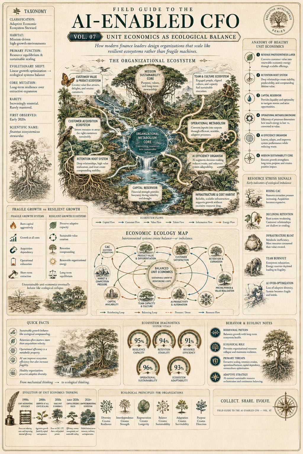 Infographic, Volume 07, Unit Economics as Ecological Balance